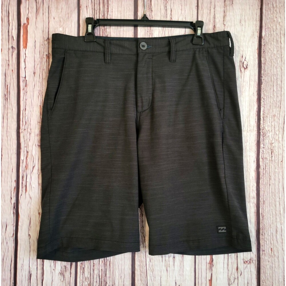 Billabong Crossfire Recycler 34 Amphibian Black Hybrid Shorts Mens Water
